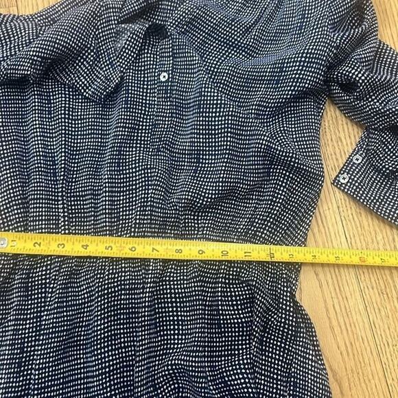 JOIE BLUE ACEY DRESS ROLL TAB SLEEVE SIZE S - Picture 7 of 7